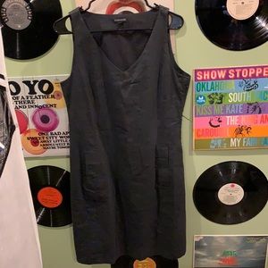 Black Eileen Fisher V-neck Dress